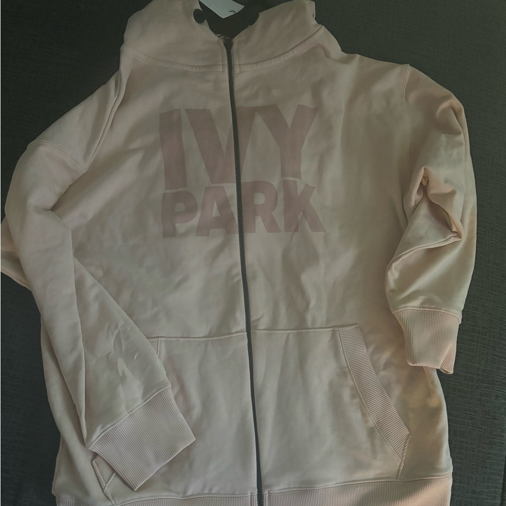 IVY PARK Light Pink Zip-Up Hoodie